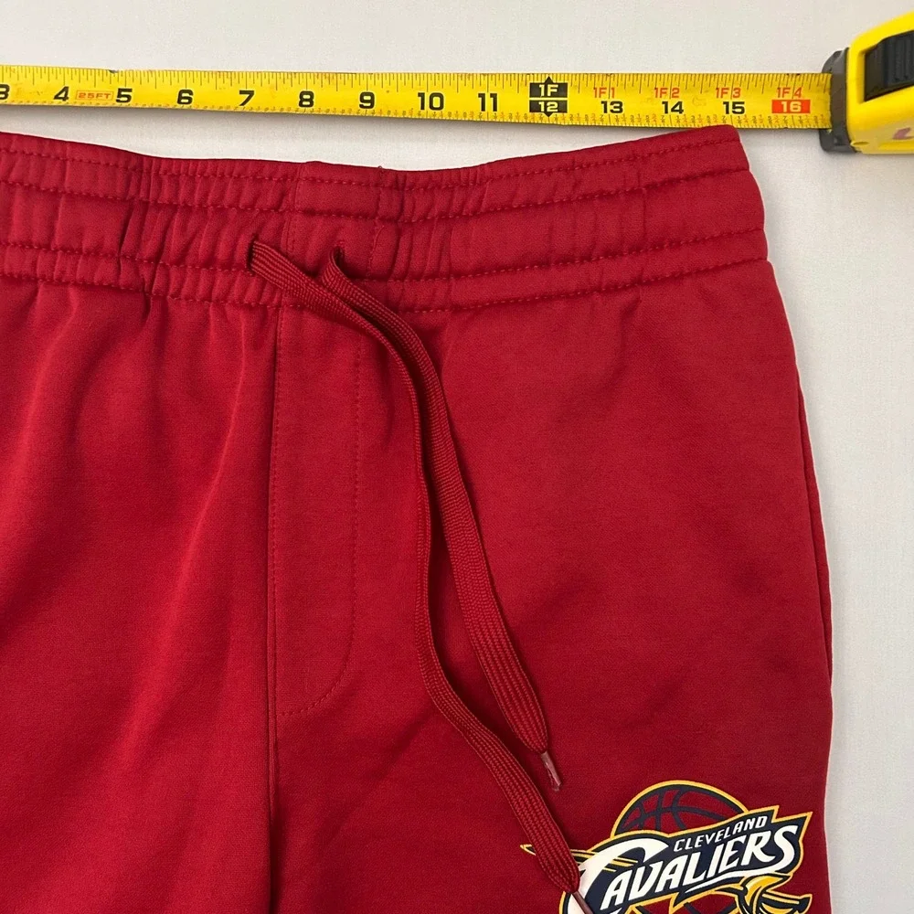 Cleveland Cavaliers Sweatpants Mens S Red Jogger Elastic Waist Drawstring NBA